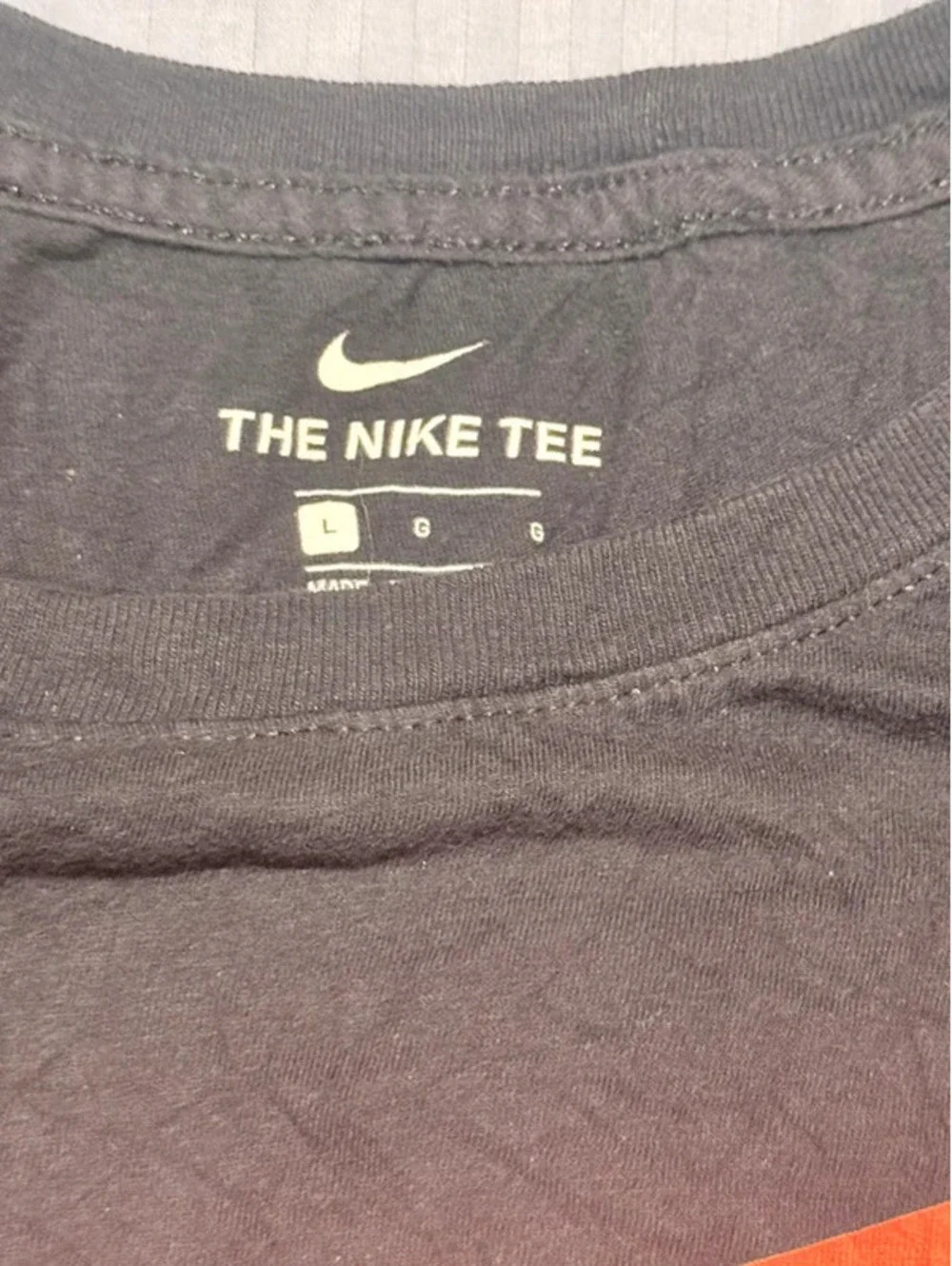 Nike Just Do It Swoosh Graphic T-Shirt Large R1205